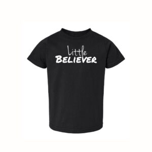 Little Believer John 3:16 Toddle T-shirt. Little kid christian clothes. by Crown of Favor