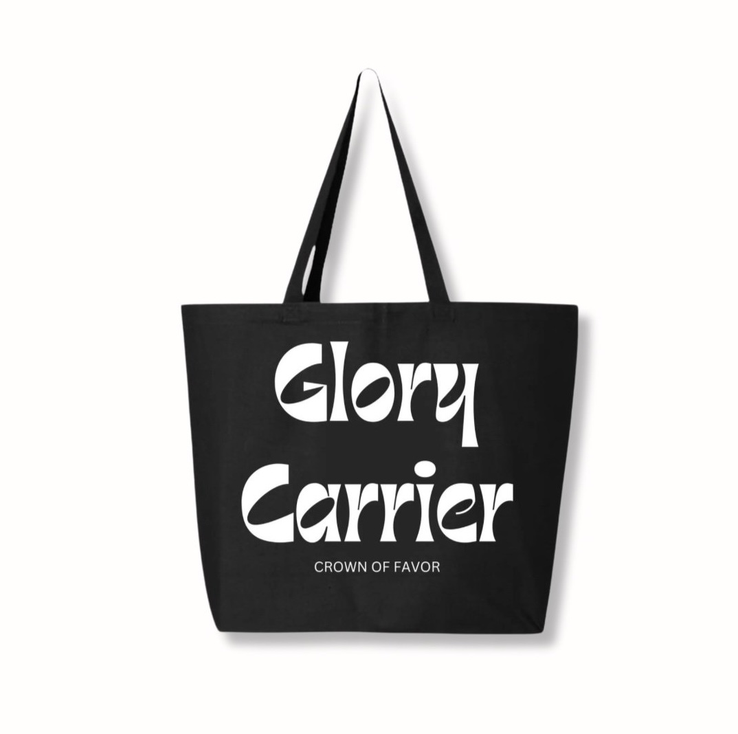 Christian Tote Bag. Glory Carrier Tote bag by Crown of Favor