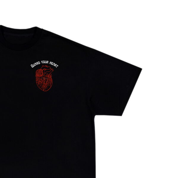 Guard Your Heart T-shirt in Black by Crown of Favor