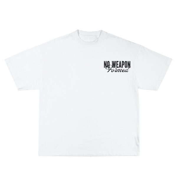No Weapon Formed Against Me T-shirt Isaiah 54:17 by Crown of Favor